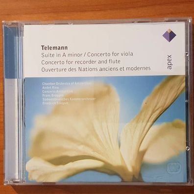 Brüggen / VESTER / Leonhardt georg philip telemann overtures & concertos EX/VG