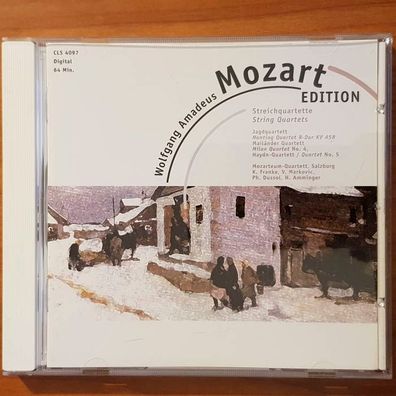Mozarteum Quartet Salzburg mozart streichquartette EX/EX (CD Album, Klassik)
