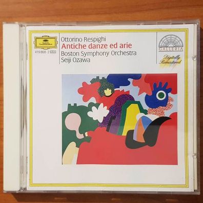 SEJI OZAWA ottorino respighi antiche danze ed arie FULL SILVER WGER EX/VG
