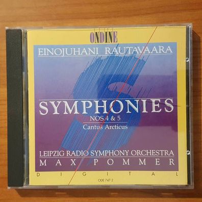 MAX POMMER einojuhani rautavaara symphonies 4&5 NM/EX (CD Album, Klassik)