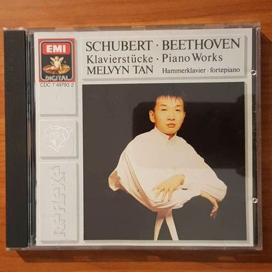 MELVYN TAN schubert beethoven piano works EX/VG+ (CD Album, Klassik, EMI)