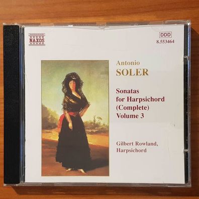 Gilbert Rowland antonio soler sonatas harpsichord 3 EX/EX (CD Album, Klassik)