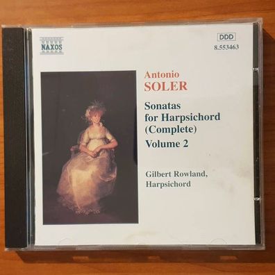 Gilbert Rowland antonio soler sonatas harpsichord 2 EX/EX (CD Album, Klassik)
