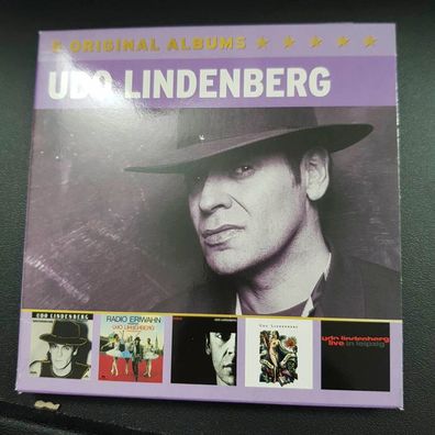 UDO Lindenberg 5 original albums (b) SLIP NM/EX (5CD, Pop, Polydor/Universal)
