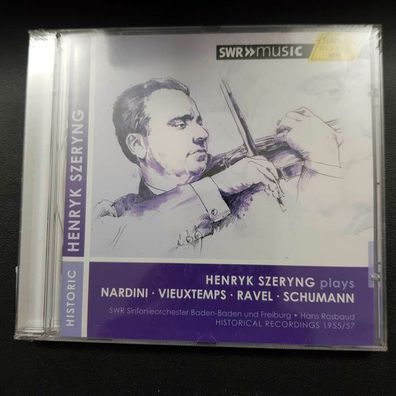 HENRYK Szeryng plays nardini vieuxtemps ravel schumann NEU OVP (CD Album)