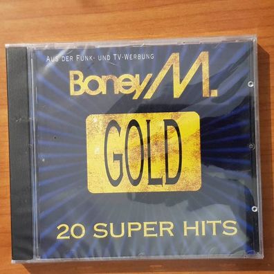 BONEY M gold - 20 super hits NEU OVP (CD Album, Pop, MCI)