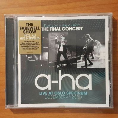 AHA live at oslo spectrum - the final concert VG/VG+ (CD Album, Pop, Universal)