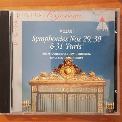 Nicolaus Harnoncourt wa mozart symphonies 29, 30, 31 VG+/VG+ (CD Album, Klassik)