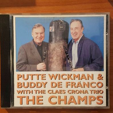 PUTTE Wickman & BUDDY DE FRANCO the champs EX/VG+ (CD Album, Jazz, Gazell)