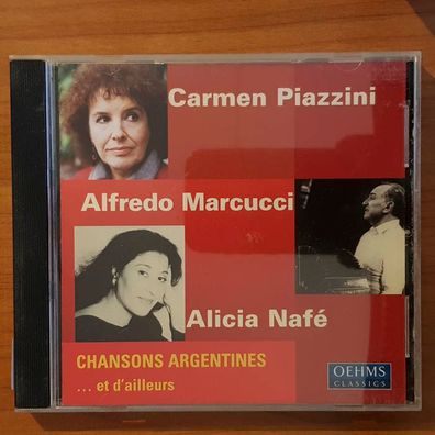 CARMEN Piazzini ET AL chansons argentines EX/EX (CD Album, Latin)