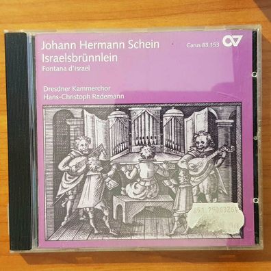 Dresdner Kammerchor hohann hermann schein israesbrünnlein EX/VG+ (CD Album)