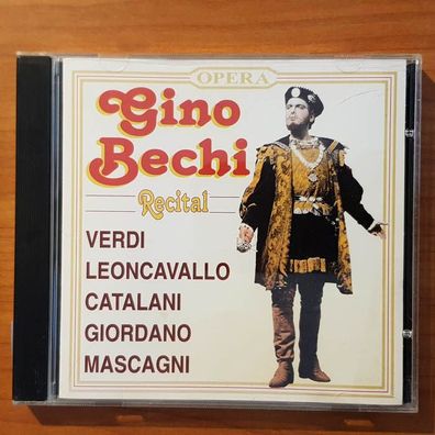 GINO BECHI recital EX/VG+ (CD Album, Klassik, Opera)