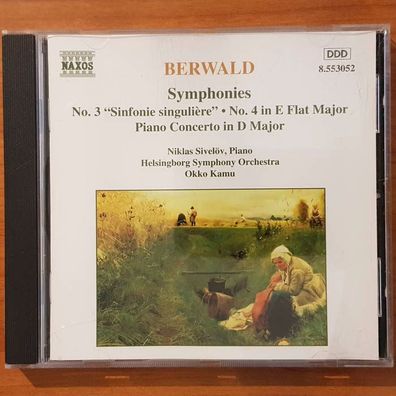 NIKLAS Sivelöv berwald symphonies NM/VG+ (CD Album, Klassik, Naxos)