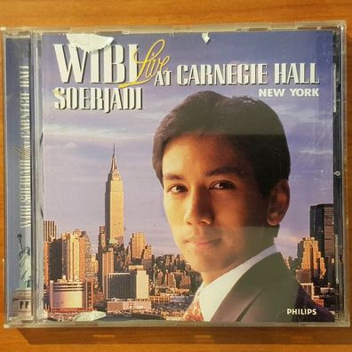 WIBI Soerjadi live at carnegie hall VG+/VG (CD Album, Klassik, Philips)
