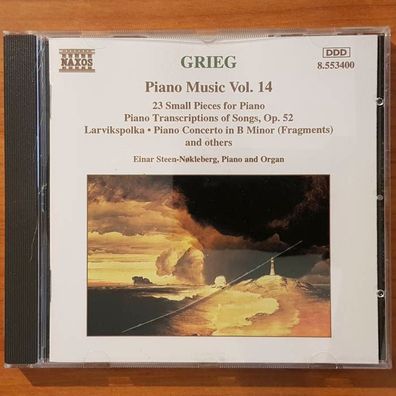 ELMAR STEHEN-NOKLEBERG grieg piano music vol. 14 EX/VG+ (CD Album, Klassik)
