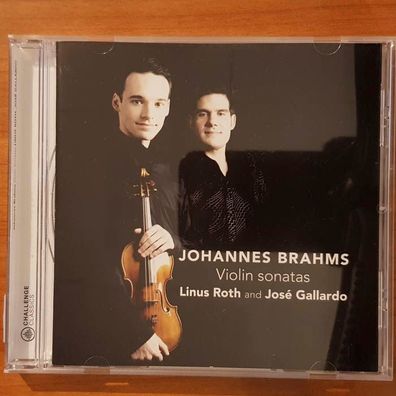 LINUS ROTH / JOSE Gallardo brahms violin sonatas NM/EX (CD Album, Klassik)