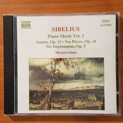HAVARD GIMSE sibelius piano music vol. 1 EX/VG+ (CD Album, Klassik, Naxos)