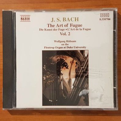Wolfgang RÜBSAM js bach the art of fugue vol. 2 EX/EX (CD Album, Klassik, Naxos)