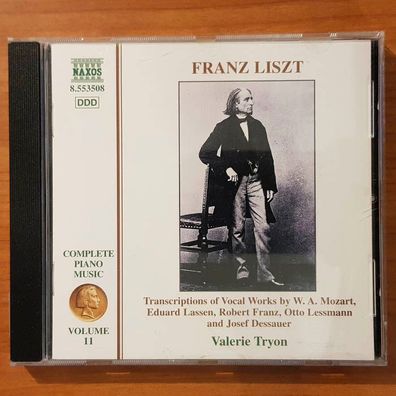Valerie TYRON franz liszt complete piano vol. 11 EX/VG+ (CD Album, Klassik)