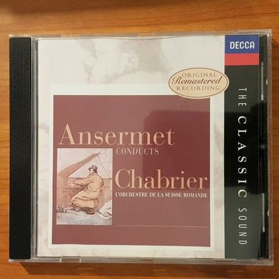 ERNEST Ansermet concducts chabrier EX/VG+ (CD Album, Klassik, Decca)