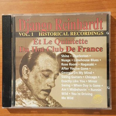 DJANGO Reinhardt vol. 1 historical recordings EX/VG+ (CD Album, Jazz, Universe)