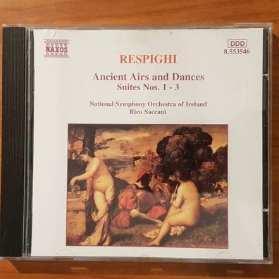 RICO SCCANI respighi - ancient airs and dances EX/VG+ (CD Album, Klassik, Naxos)