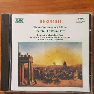 Konstantin Scherbakov respighi piano concert in a minor NM/VG+ (CD Album)