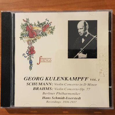 GEORG Kuhlenkampf strings vol. 1 schumann / brahms EX/VG+ (CD Album, Klassik)