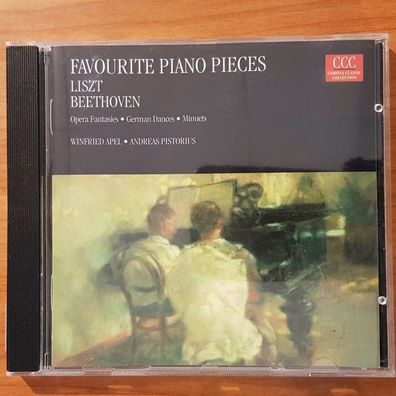Winfried APEL / Andreas Pistorius favourite piano pieces liszt beethoven EX/VG