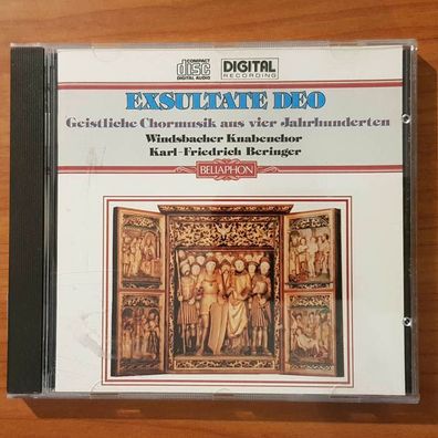 Windsbacher Knabenchor exsultate deo VG/VG+ (CD Album, Klassik, Bellaphon)