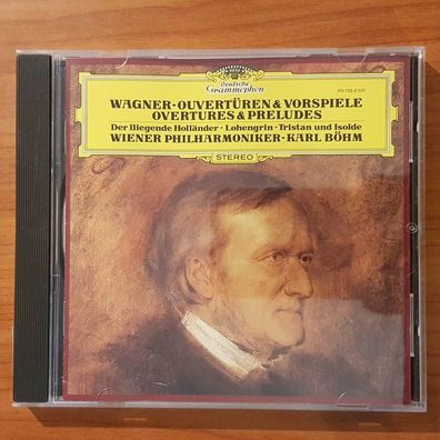 KARL BÖHM wagner-ouvertüren & vorspiele FULL SILVER PDO FRANCE EX/EX (CD Album)