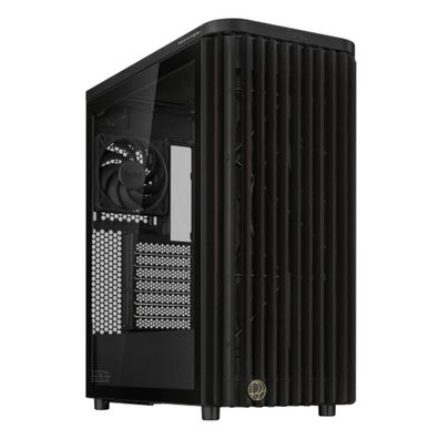 ASUS ProArt PA401 Wood Edition, Tower-Gehäuse (schwarz/holz, Tempered Glass)