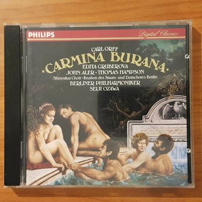 SEIJI OZAWA carl orff carmina burana FULL SILVER EX/VG+ (CD Album, Klassik)