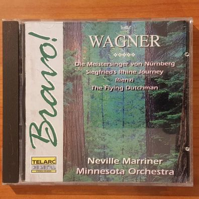 Neville Marriner wagner overtures and preludes NM/EX (CD Album, Klassik)