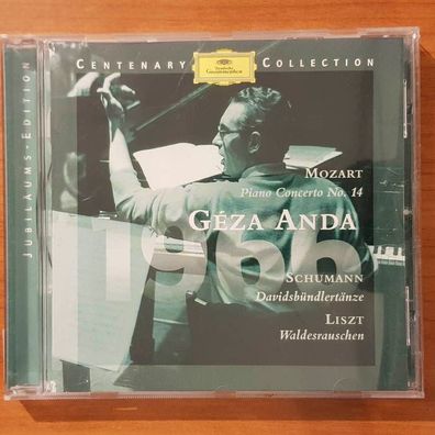 GEZA ANDA mozart piano concerto no 14 VG+/VG+ (CD Album, Klassik, DG)