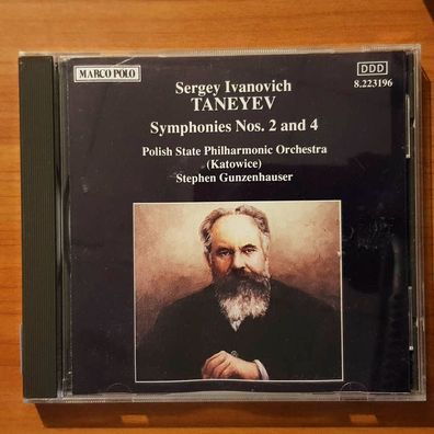 Stephen Gunzenhauser taneyev symphonies 2 & 4 VG+/VG+ (CD Album, Klassik)