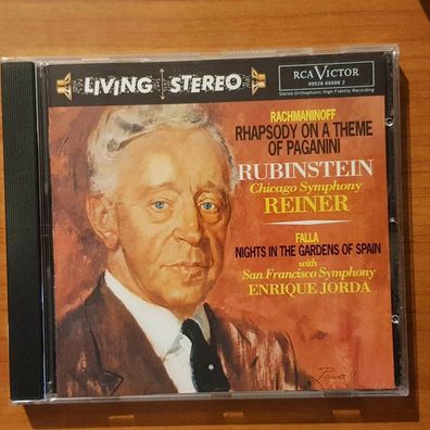 ARTUR Rubinstein rachmaninoff de falla chopin EX/VG+ (CD Album, Klassik)