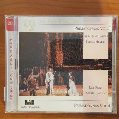 FARRAR / HEMPEL / PONS / IVOGÜN primadonnas vol. 3 & 4 EX/VG+ (2CD, Klassik)