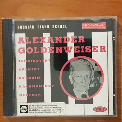 Alexander Goldenweiser russian piano school vol. 1 VG+/VG+ (CD Album, Klassik)