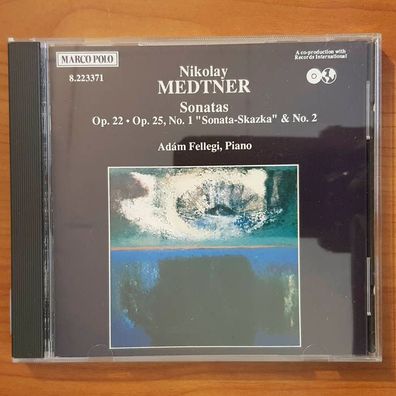 ADAM Fellegi nikolay medtner sonatas op 22, 25 1&2 EX/VG+ (CD Album, Klassik)
