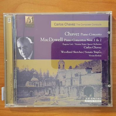 CARLOS CHAVEZ conducts chavez / macdowell EX/EX (2CD, Klassik, MCA)