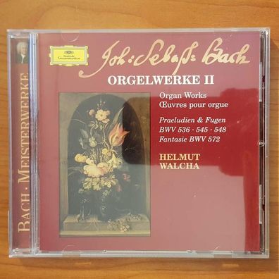 HELMUT WALCHA js bach orgelwerke ii EX/EX (CD Album, Orgel, DG)