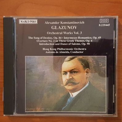 Antonio DE Almeida glazunov orchestral works 3 EX/VG+ (CD Album, Klassik)