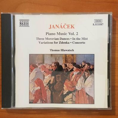 THOMAS Hlawatsch janacek piano music vol. 2 EX/VG+ (CD Album, Klassik, Naxos)