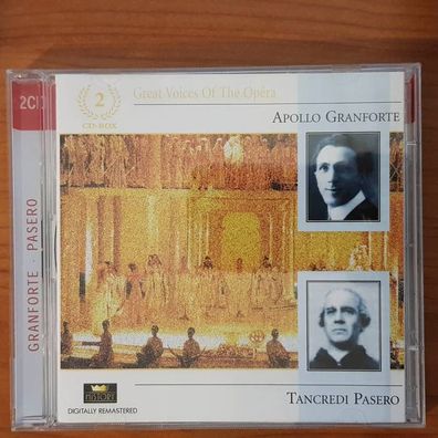 APOLLO Granforte / Tancredi PASERO great voices of the opera EX/VG+ (2CD)