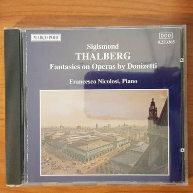 Francesco Nicolosi thalberg - fantasies on operas by donizetti EX/VG+ (CD Album)