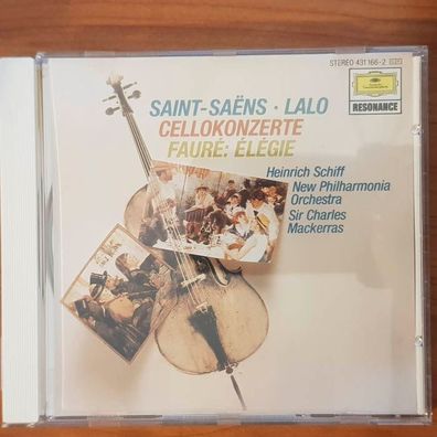Heinrich SCHIFF saint-saens / lalo cellokonzerte FULL SILVER Germany EX/EX