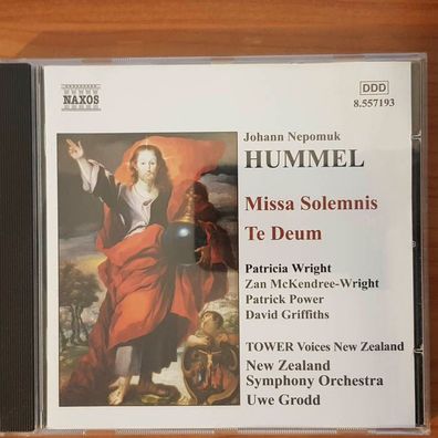 UWE GRODD hummel missa solemnis / te deum VG+/EX (CD Album, Klassik, Naxos)