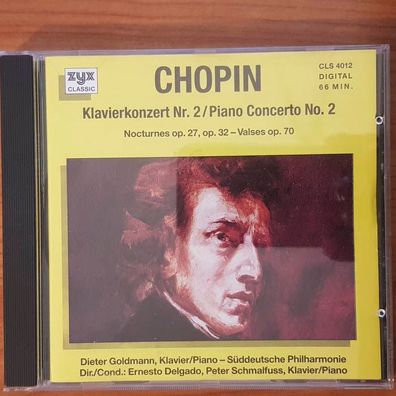 DIETER Goldmann chopin klavierkonzert nr. 2 NM/EX (CD Album, Klassik, ZYX)