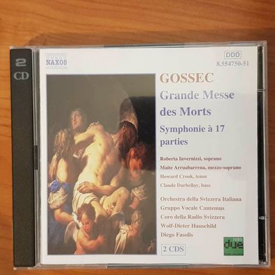 Hauschild / Fasolis gossec grande messe des morts EX/EX (2CD, Klassik, Naxos)